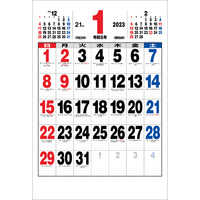 NK190 21ジャンボサイズカレンダー【通常30営業日後納品】 名入れカレンダー