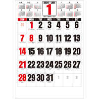 SG550 ジャンボ文字　年間予定表付【8月上旬頃より順次出荷予定】 名入れカレンダー