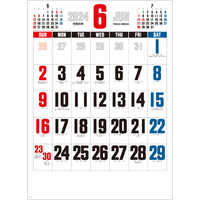 SG453 3色デラックス文字【8月上旬頃より順次出荷予定】 名入れカレンダー
