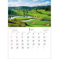 SG463 世界のゴルフコース【8月上旬頃より順次出荷予定】 名入れカレンダー