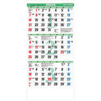 TD981 カラー3ヶ月文字S—上から順タイプ—【8月上旬頃より順次出荷予定】 名入れカレンダー