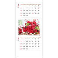 NK903 フローラルヒーリング（花療法）（2か月文字）【通常30営業日後納品】 名入れカレンダー