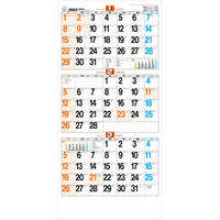 NA108 3色スケジュールカレンダー【通常30営業日後納品】 名入れカレンダー